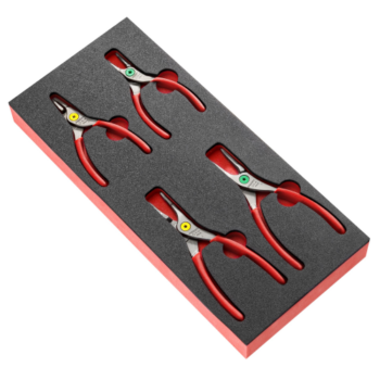 Facom Foam Module of 4 Circlips Pliers