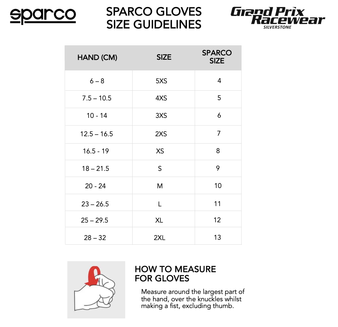 Sparco Arrow-K Kart Gloves - Grand Prix Racewear
