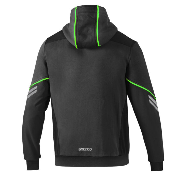 02414GSVF Sparco Tech Hoodie Green 0