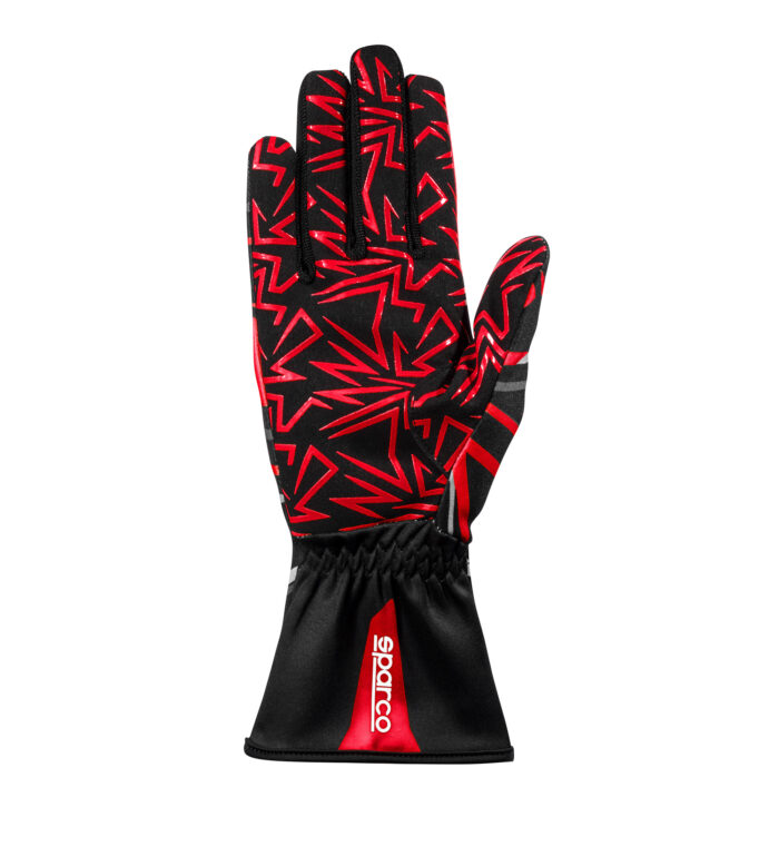 BKG0001B0 K12 Spacro K Rookie Kart Gloves Black Red 02