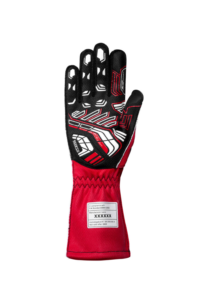 BKG0003B0 R27 Sparco K Arrow Kart Gloves Red Black 02