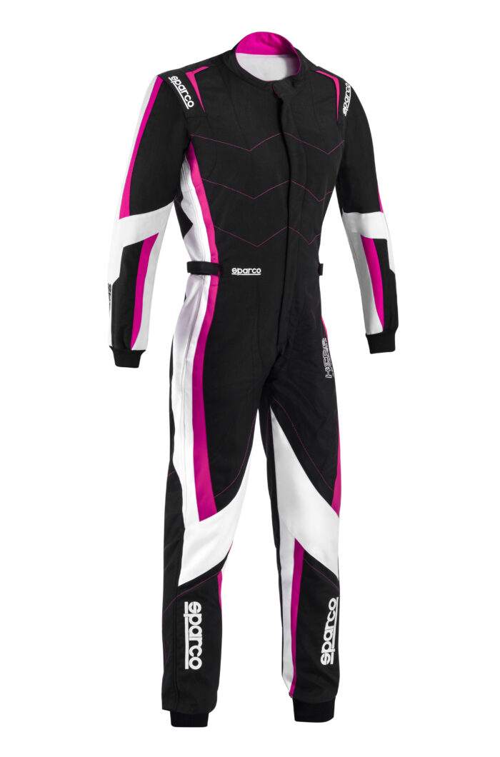 BKS0013B0 K07 Sparco Kerb Advanced Lady Kart Suit Black Fluro Pink 01 scaled