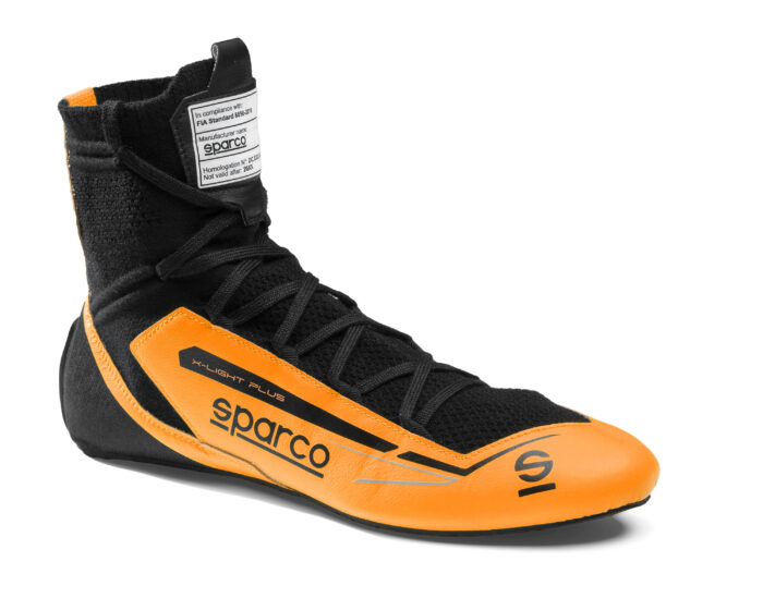 BRB0003B0 A04 Sparco X Light Plus Race Boots Fluro Orange Black 01 scaled