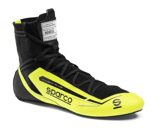 BRB0003B0 Y04 Sparco X Light Plus Race Boots Fluro Yellow Black 01 scaled