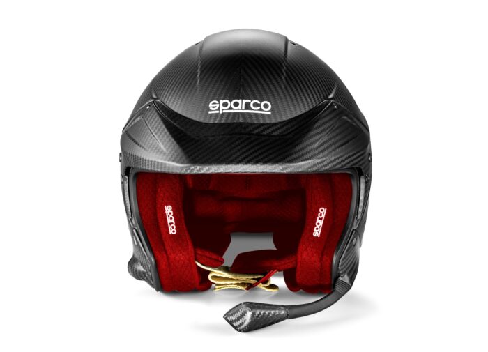 Sparco Flux RJ i Carbon Helmet Black Red 01