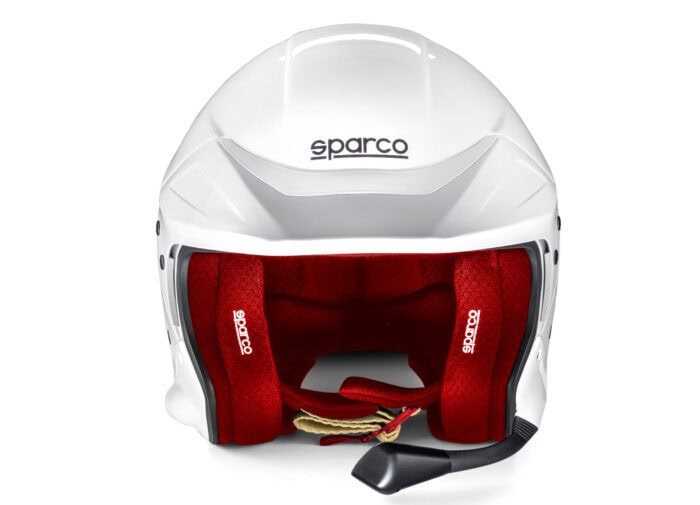 Sparco Flux RJ i Helmet White Red 01