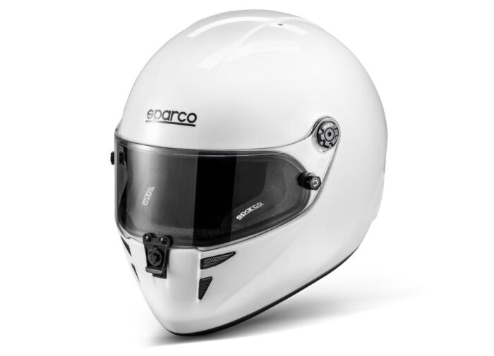 Sparco Stealth Kart Helmet White 02