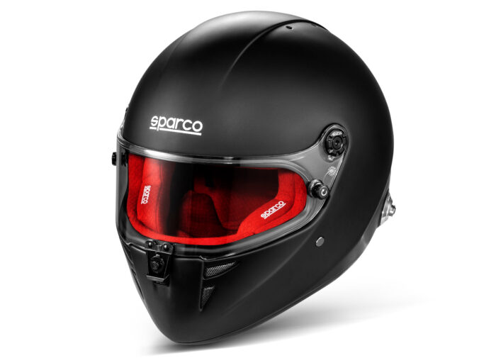 Sparco Stealth RF Helmet Black Red 02