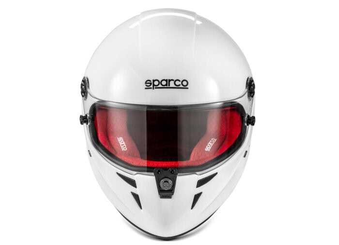 Sparco Stealth RF Helmet White Red 01