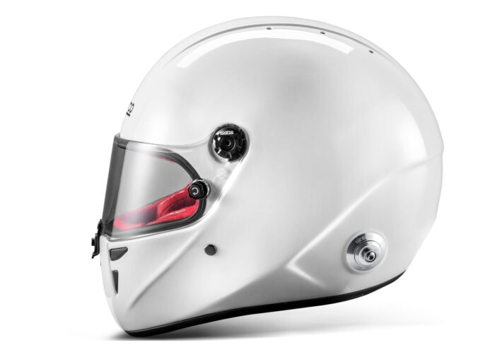 Sparco Stealth RF Helmet White Red 03